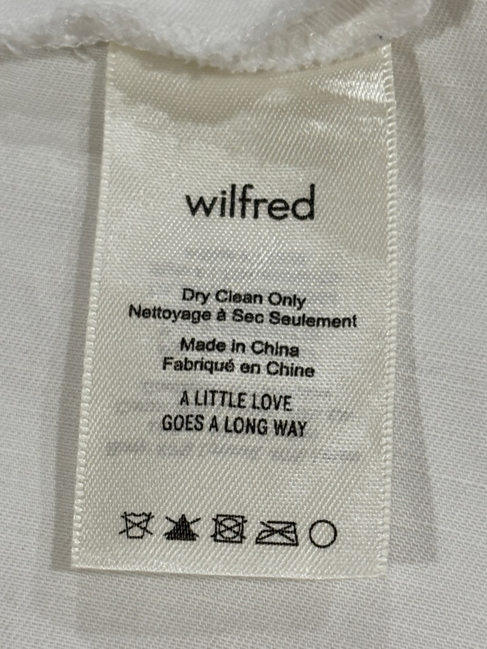 Wilfred White Wrap Midi Dress with Side Tie - Picture 9 of 10